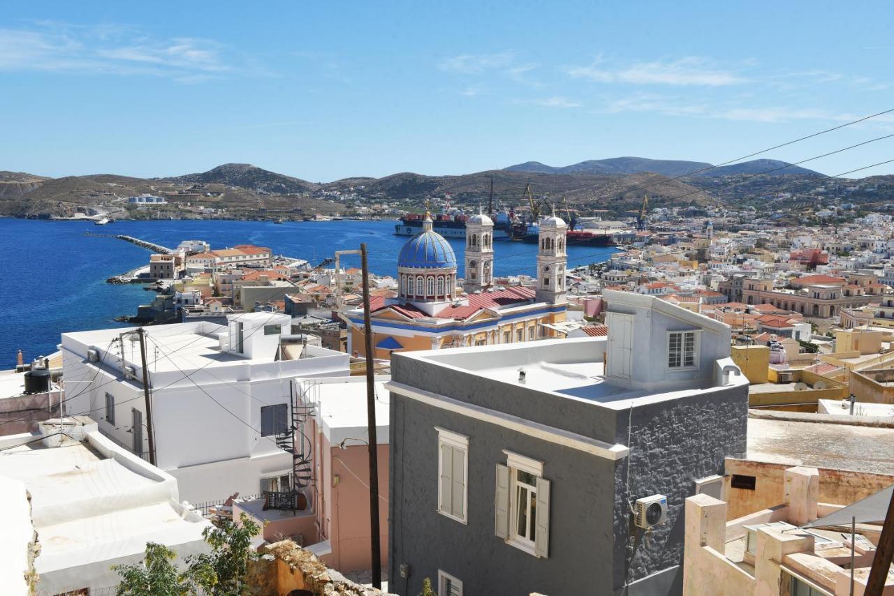 Almanza Apartment Syros Ermoupoli Dış mekan fotoğraf
